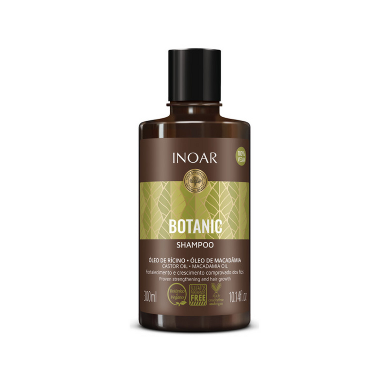 Shampoo INOAR Botanic Óleo de Rícino 300 ml