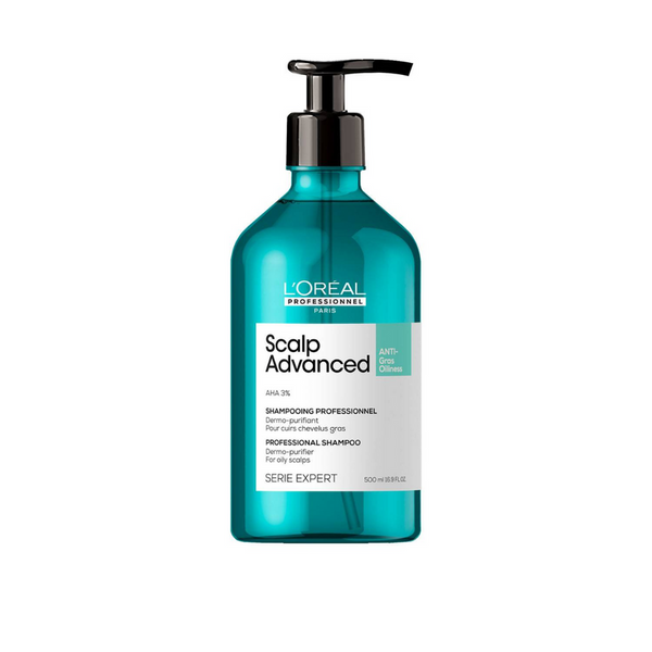 Shampoo Limpieza Profunda Cabello Graso Scalp Advanced 500ml Loreal Professionnel