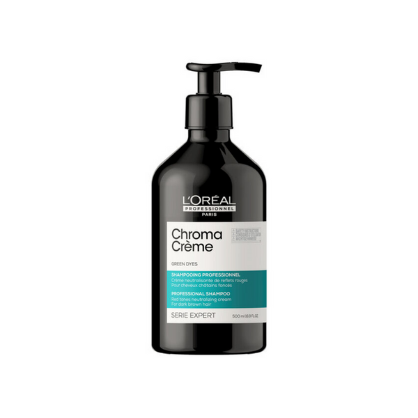Shampoo Matizador Verde Chroma Crème Serie Expert 500 ml