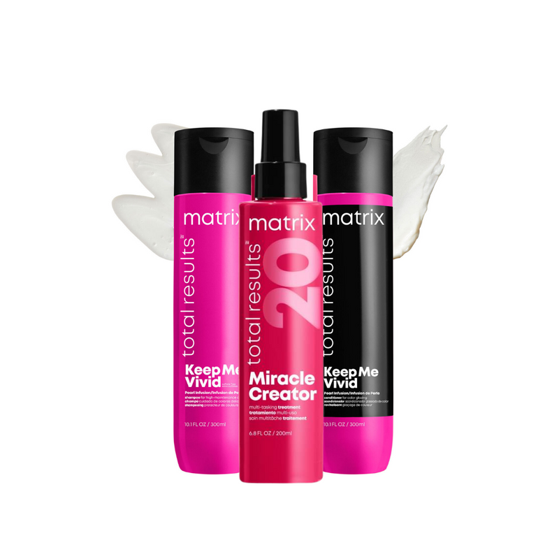 Set Keep Me Vivid Shampoo y Acondicionador + Miracle Creator