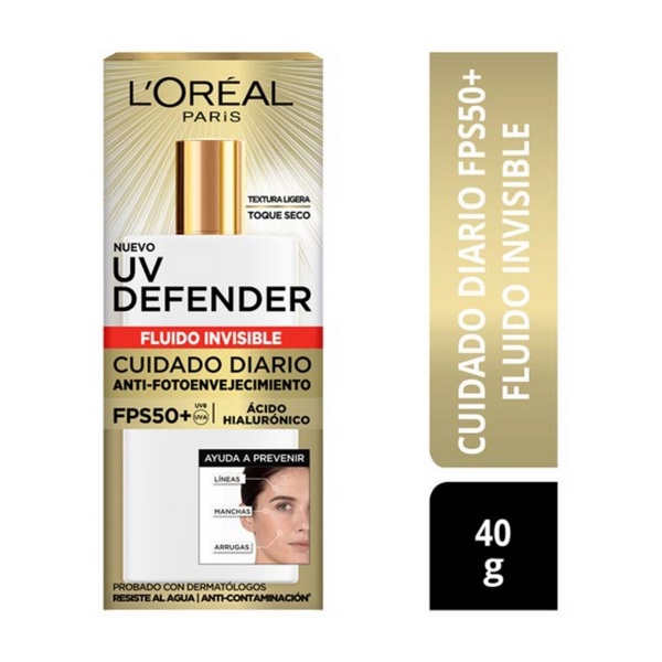 UV Defender Fluido Invisible 40G Loreal Paris