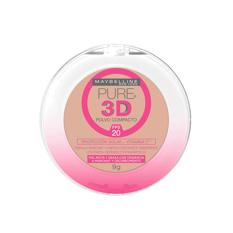 Polvo Pure 3D 310 Dorado Maybelline