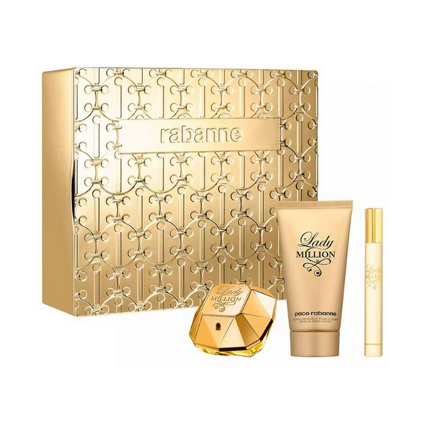 Paco Rabanne Lady Million 80ml EDP + BL 100 ml + Mini 10 ml