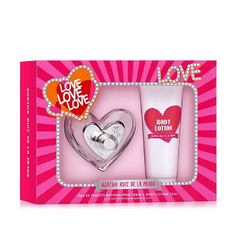 ESTUCHE LOVE LOVE LOVE EDT 80ML + BL 75 ml