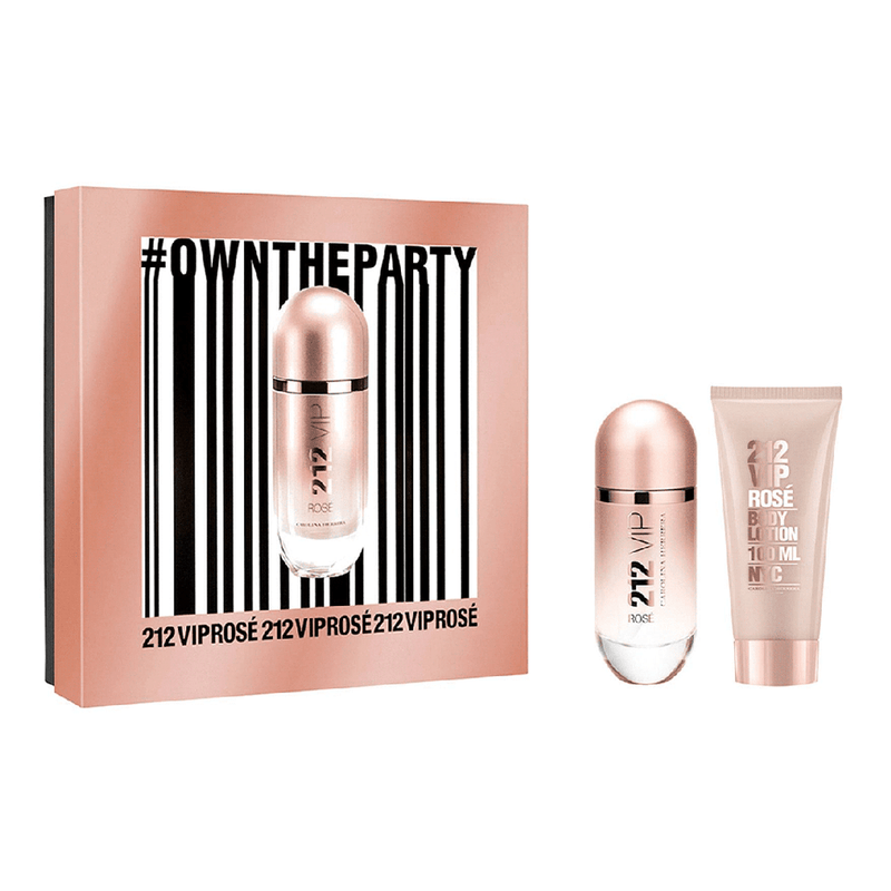 Estuche 212 Vip Rosé EDP Mujer 80 Ml +100 Ml B/L – Cosmetic