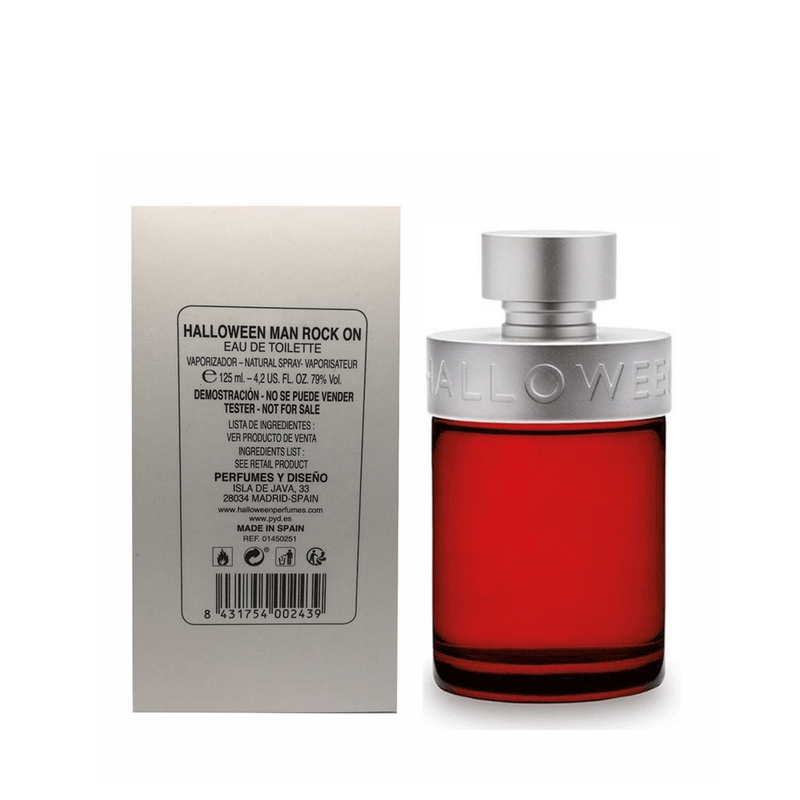 Halloween Man Rock On Tester 125ML EDT Hombre Jesus Del Pozo Cosmetic
