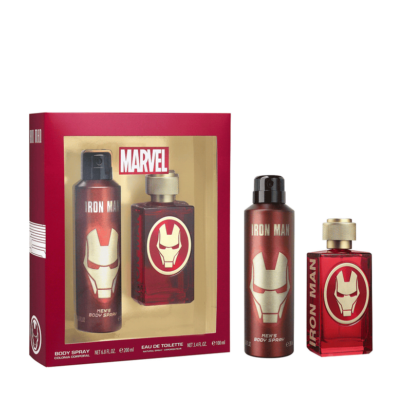 Iron Man Estuche 100ml+ body spray Hombre Marvel