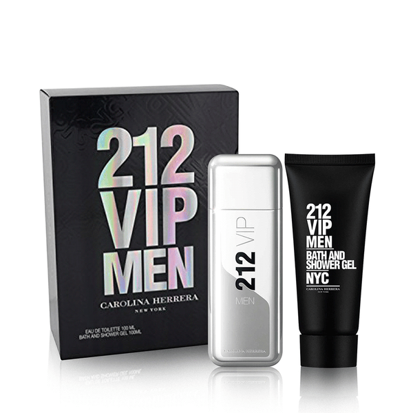 212 VIP Men Estuche 100ML EDT+Bath&Shower Gel Man C.Herrera